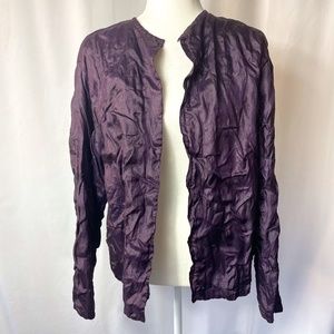 Eileen Fisher Silk Lightweight Blazer / Jacket - L